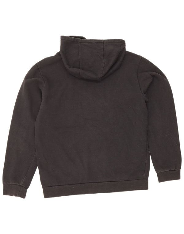 Adidas Dame Hoodie Jumper UK 10 Small Black Bomuld