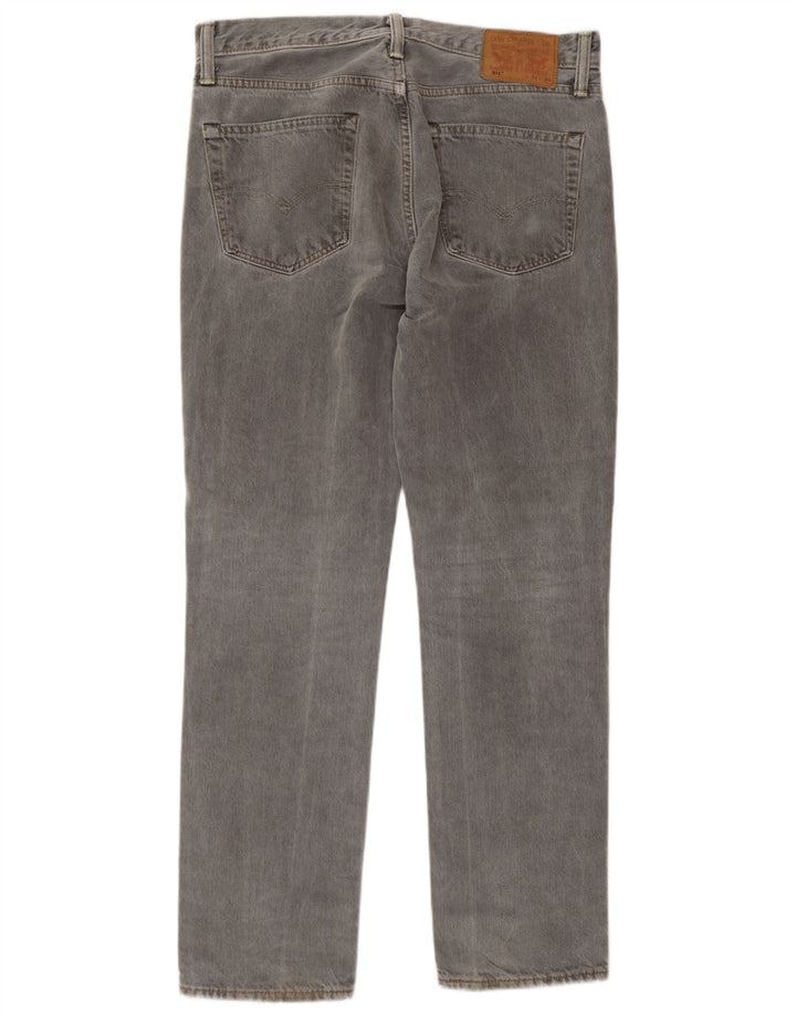 Levi's Herre 511 Slim Tapered Jeans W32 L30 Grå Bomuld