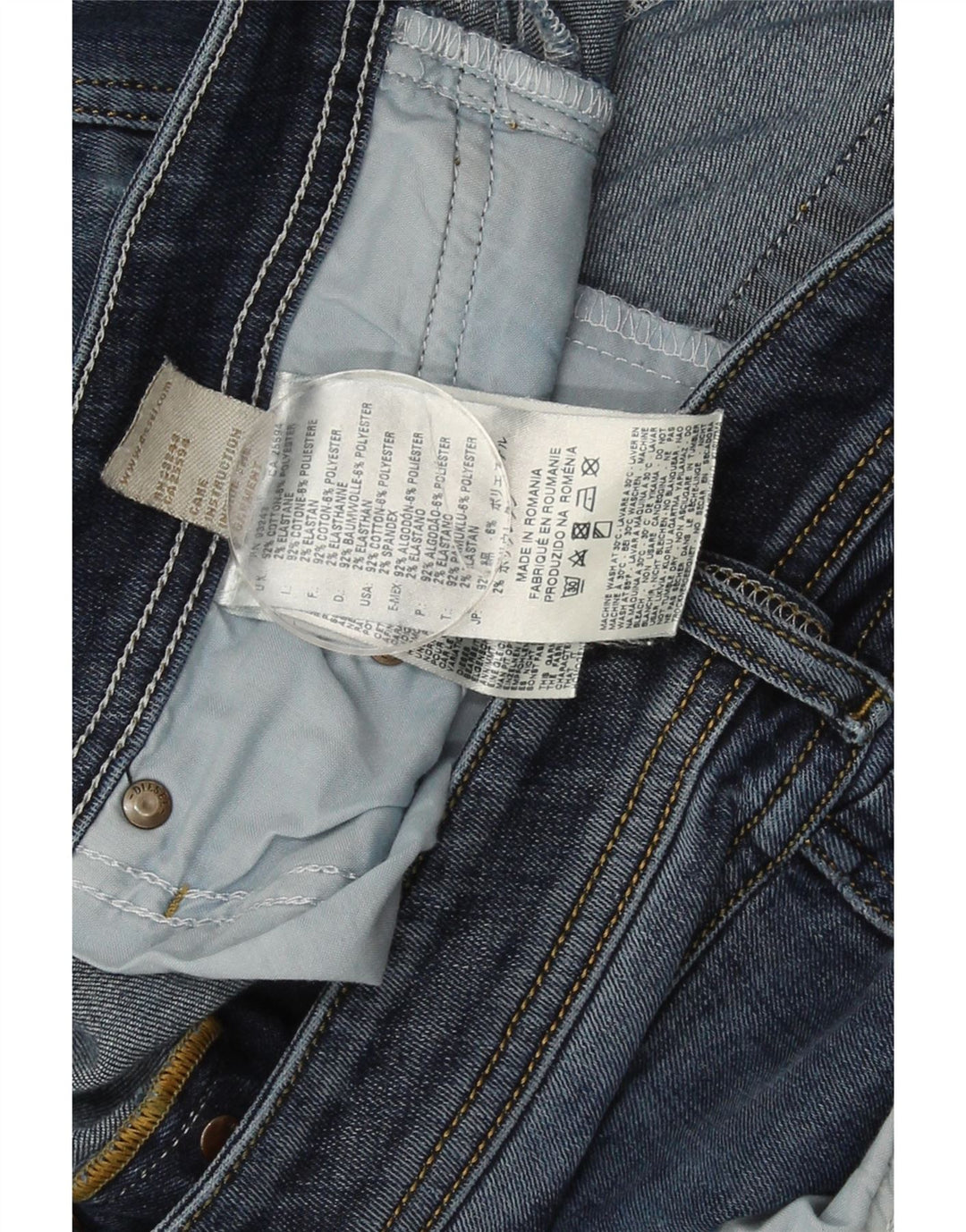 Diesel Herre Skinny Jeans W33 L33 Blå Bomuld