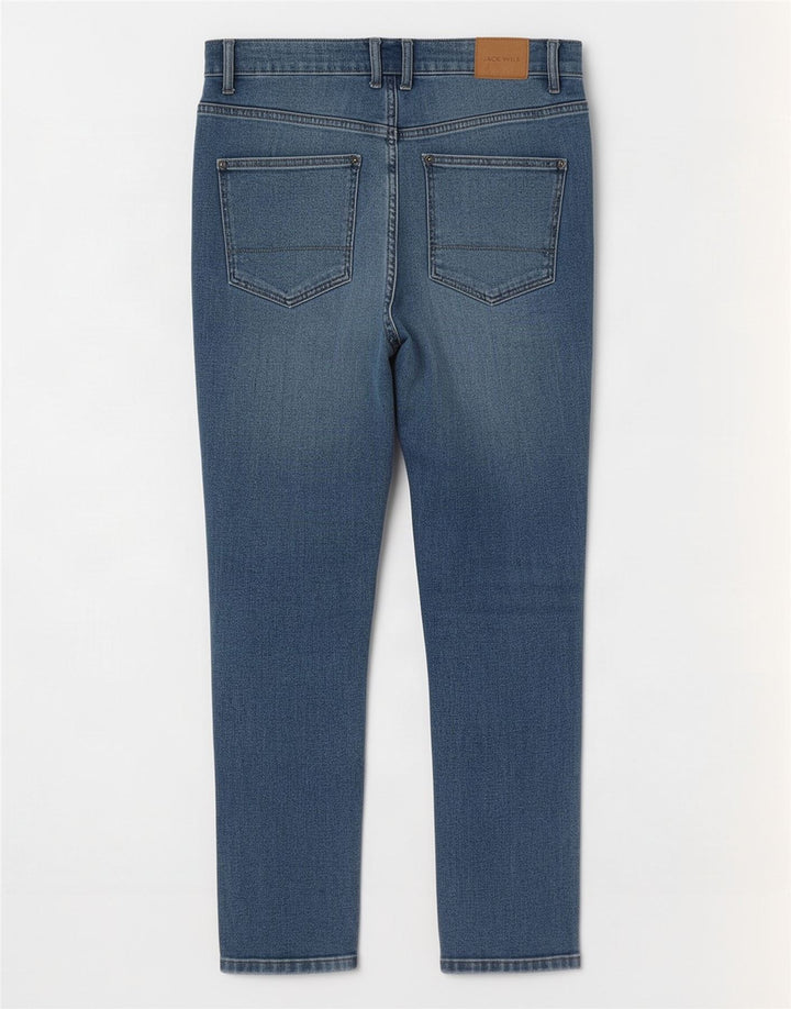 Jack Wills Dame Skinny Jeans W32 L27 Blå Bomuld