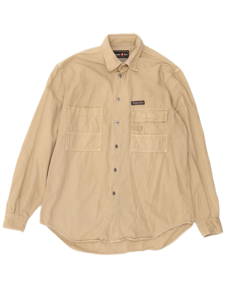 Murphy & Nye Herreskjorte Stor Beige