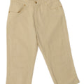 JECKERSON Dame Capri Bukser Størrelse 40 Small W26 Gul Bomuld