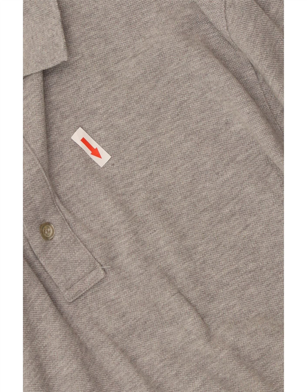 Calvin Klein langærmet herre poloshirt mellemgrå