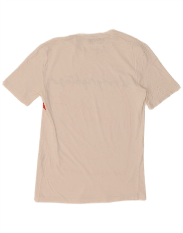 Trussardi Herre Grafisk T-Shirt Top 2XS Hvid