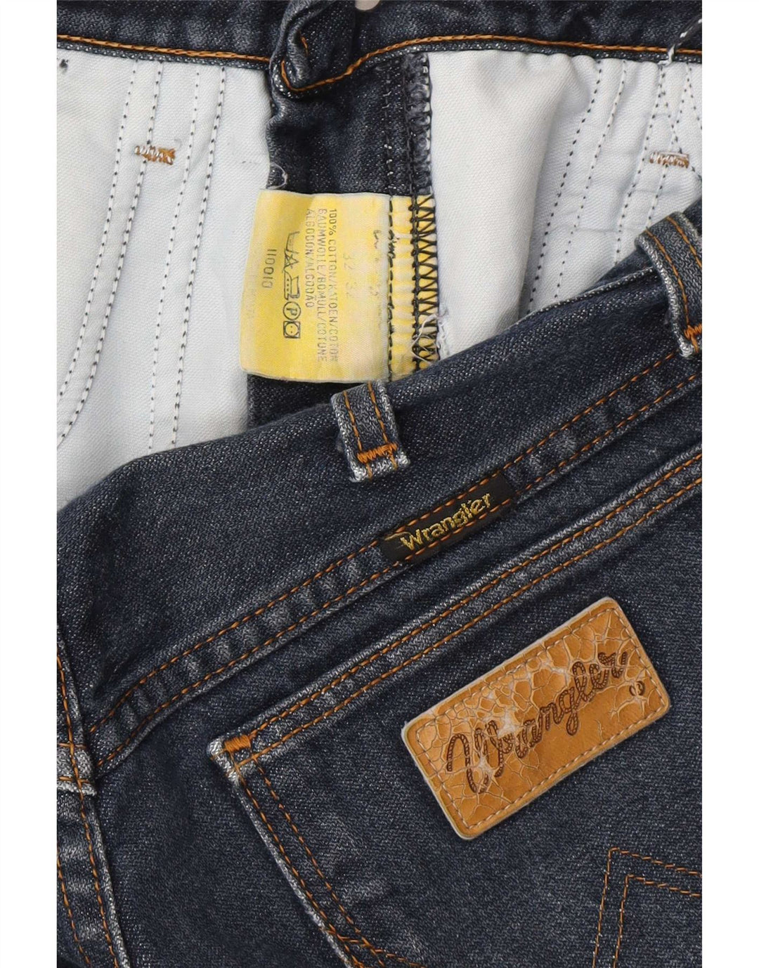 Wrangler Dame Bootcut Jeans W32 L32 Blå Bomuld