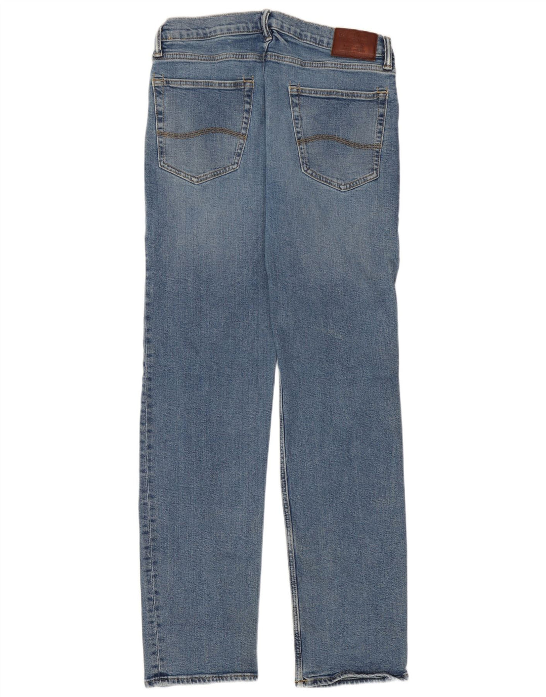 Marks & Spencer Straight Jeans til mænd W32 L31 Blå bomuld