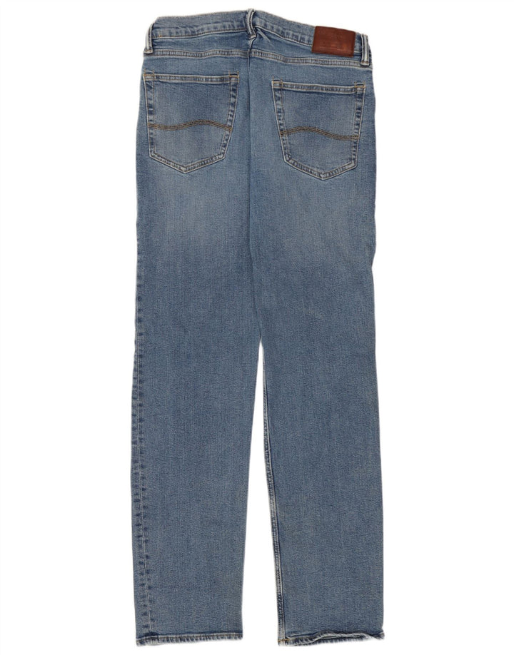 Marks & Spencer Straight Jeans til mænd W32 L31 Blå bomuld