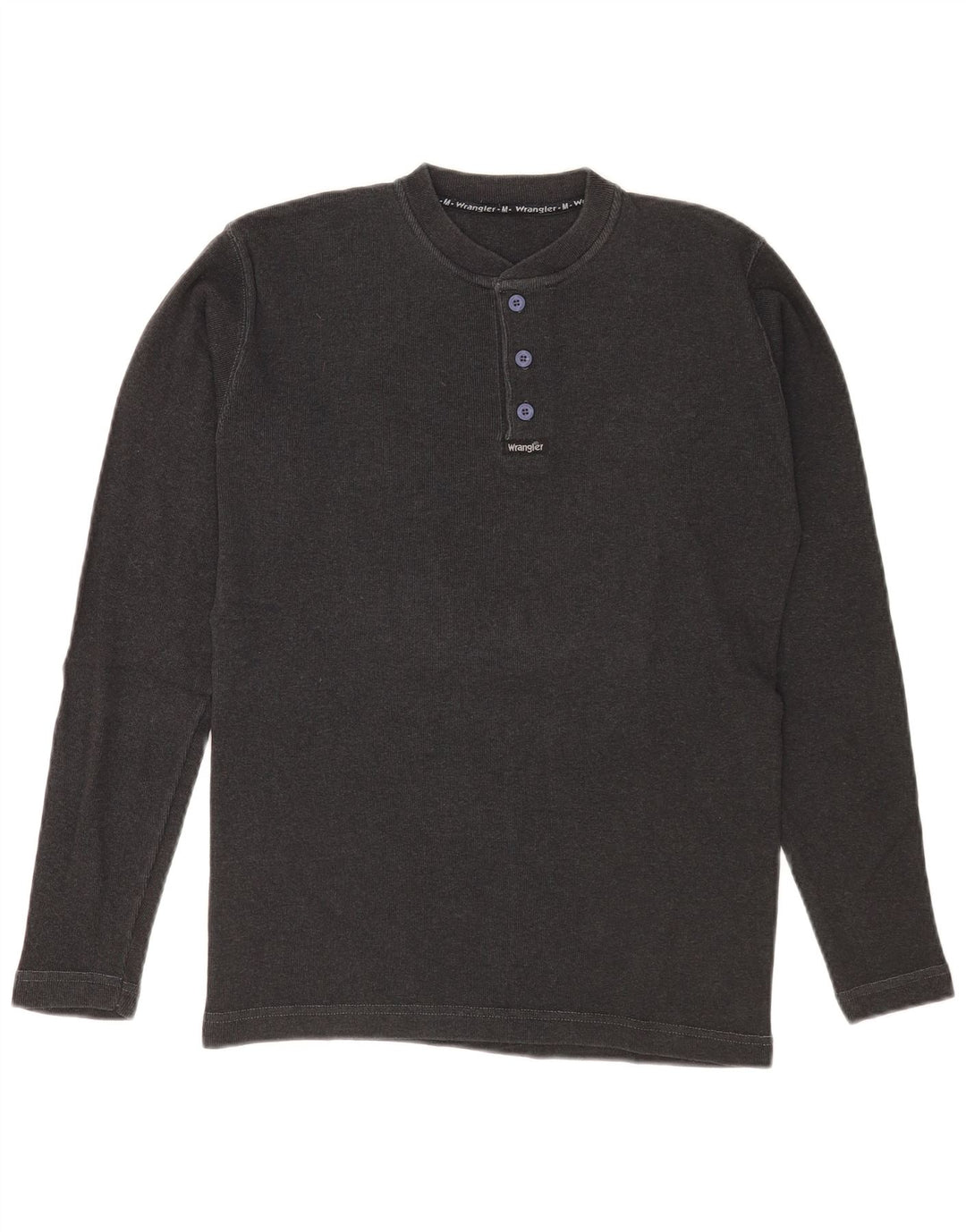 Wrangler Herre Top Langærmet Medium Grey Bomuld