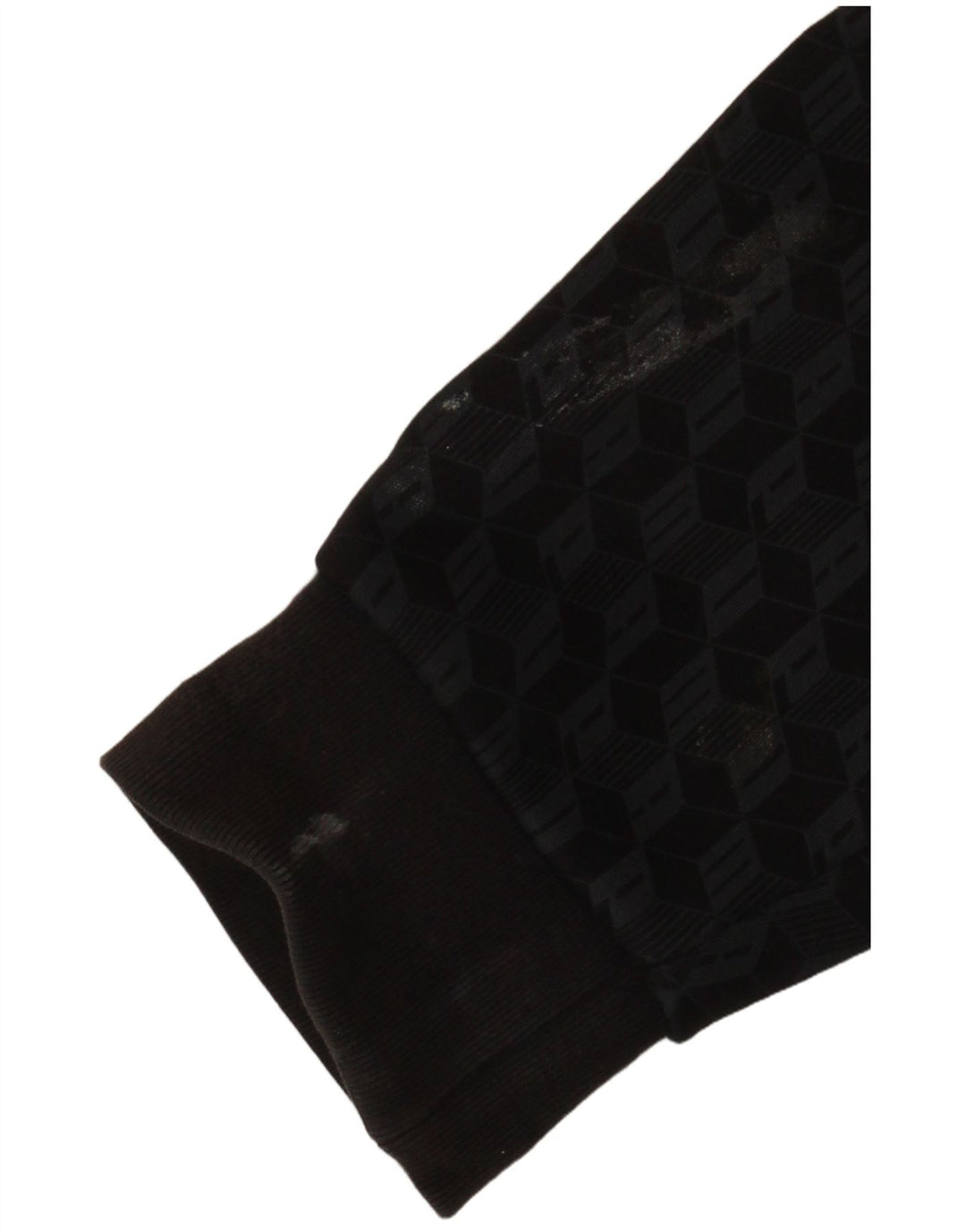 Puma Herre grafisk træningsdragt Topjakke Stor sort geometrisk bomuld