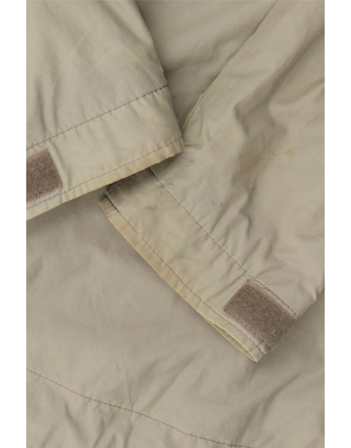 Lyle & Scott Regnjakke med hætte til mænd UK 36 Small Beige Nylon
