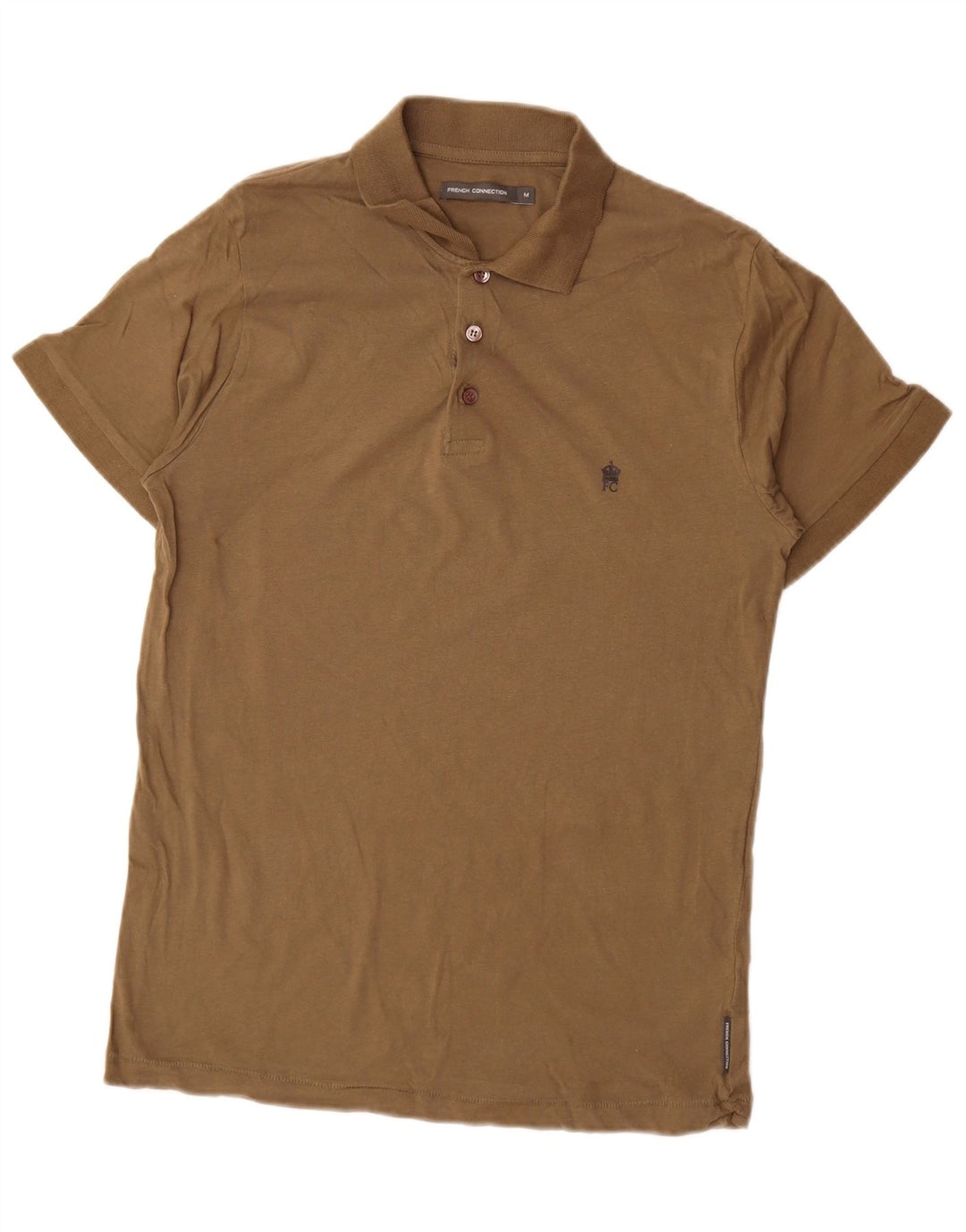 French Connection Herre poloshirt Medium Khaki Bomuld