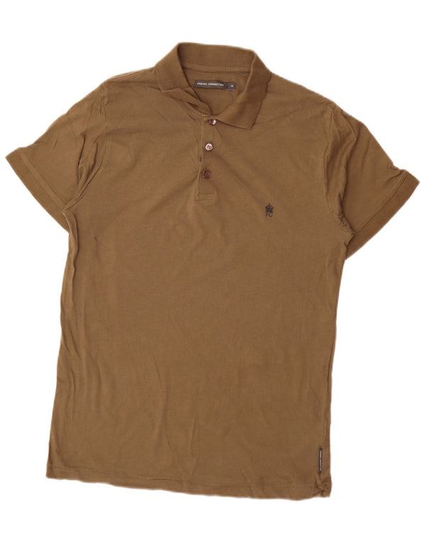 French Connection Herre poloshirt Medium Khaki Bomuld