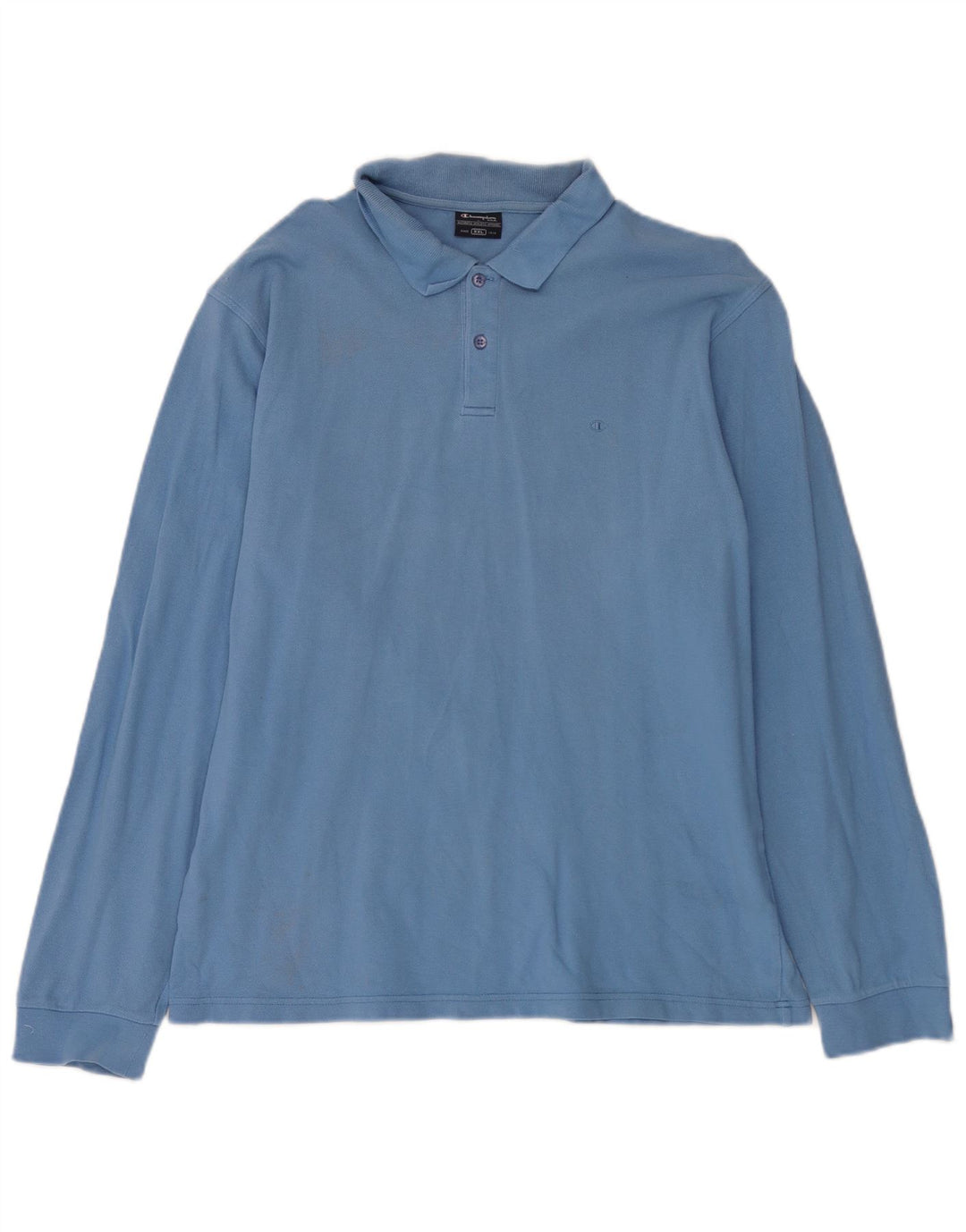 Champion Langærmet Polo Shirt til mænd 2XL Blå