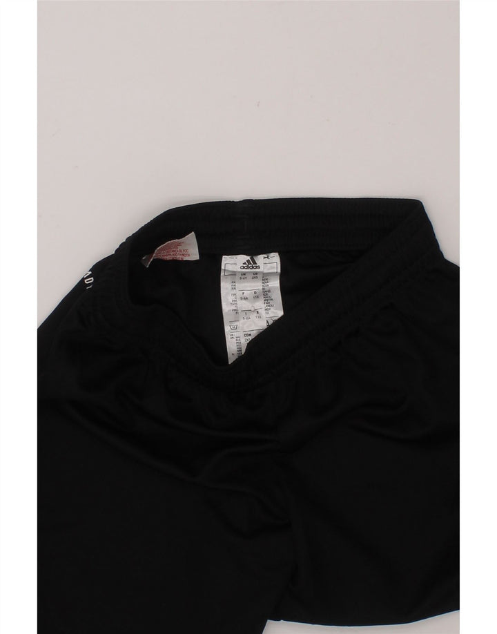 ADIDAS Boys Aeroready Sport Shorts 5-6 Years Black Polyester Vintage Adidas and Second-Hand Adidas from Messina Hembry 