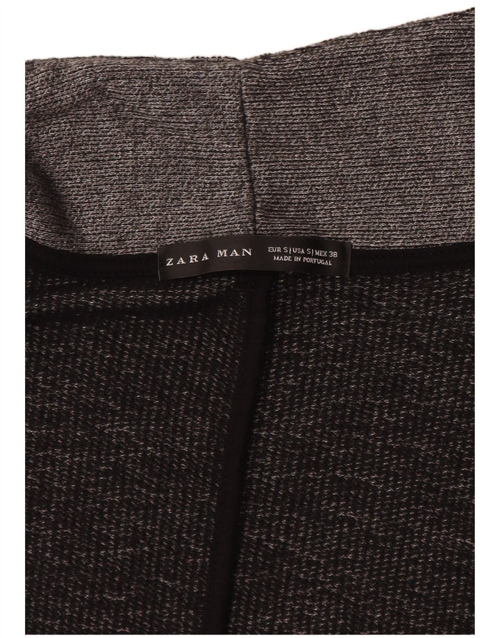 Zara Herre Cardigan Sweater Lille Grå