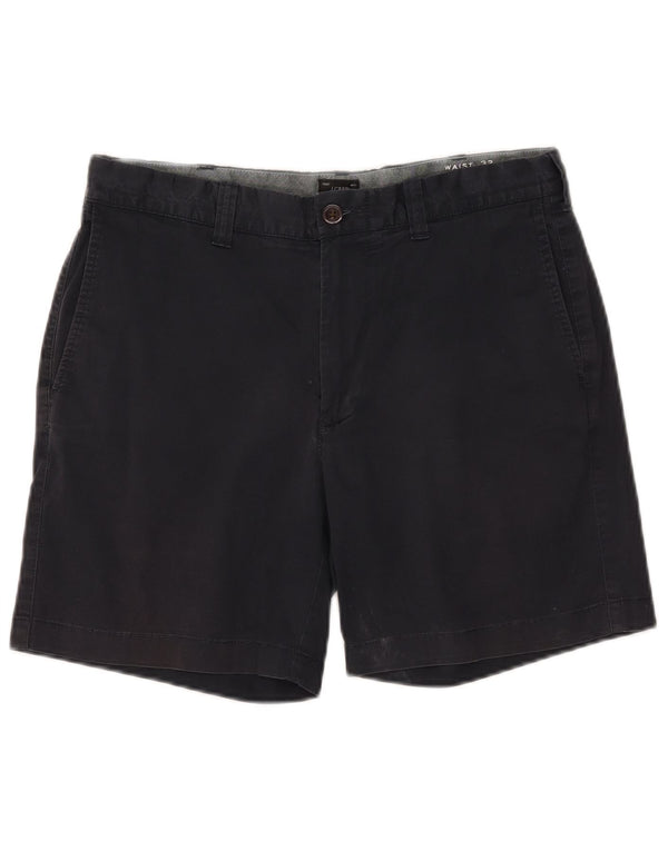 J. Crew Chino Shorts til mænd W32 Medium Navyblå Bomuld