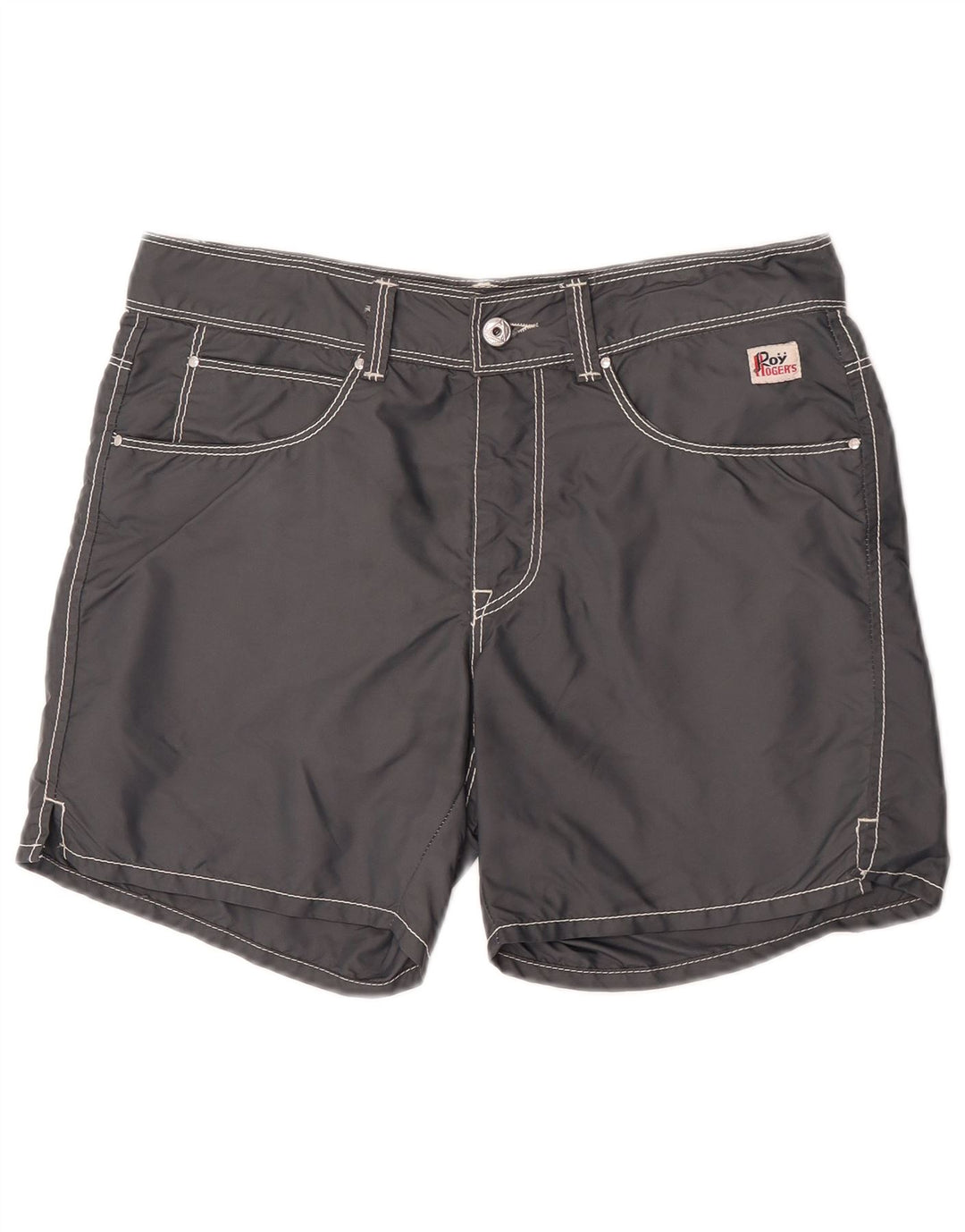Roy Rogers Badeshorts til mænd mellemgrå polyamid