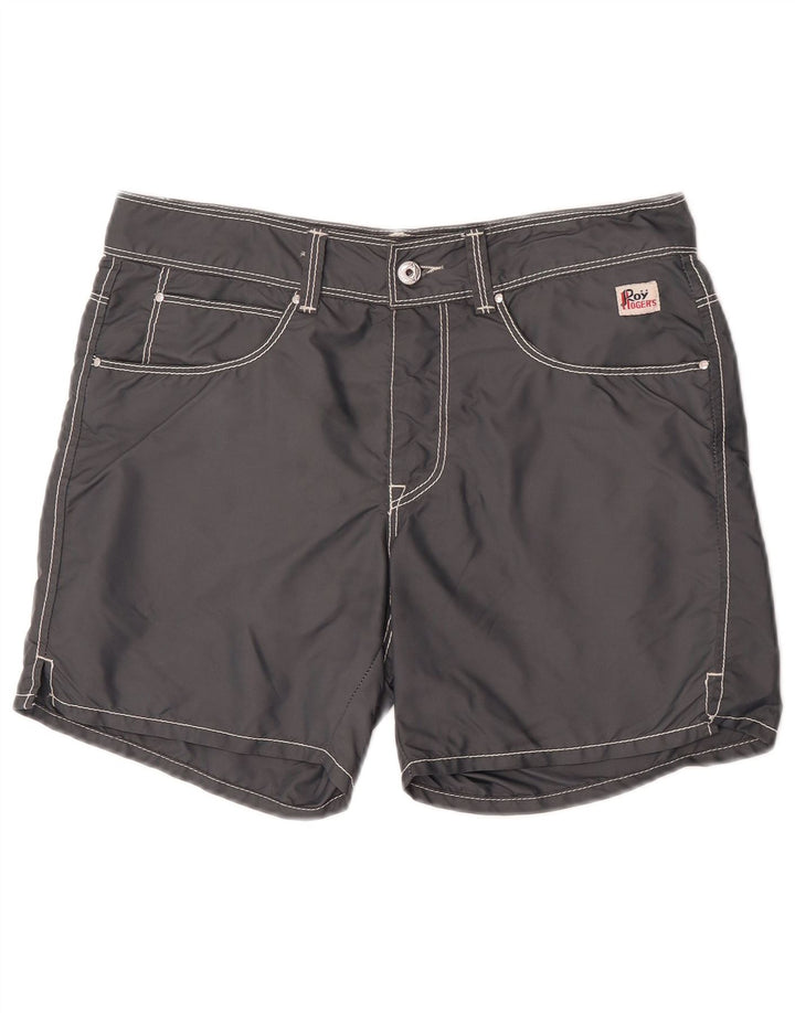 Roy Rogers Badeshorts til mænd mellemgrå polyamid