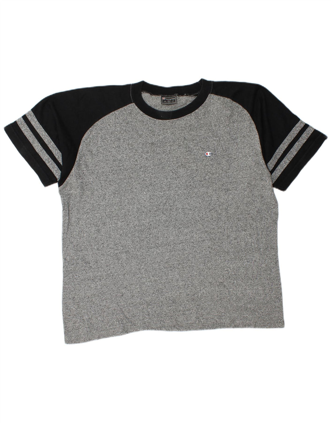 Champion Herre T-Shirt Top XL Grå Colourblock