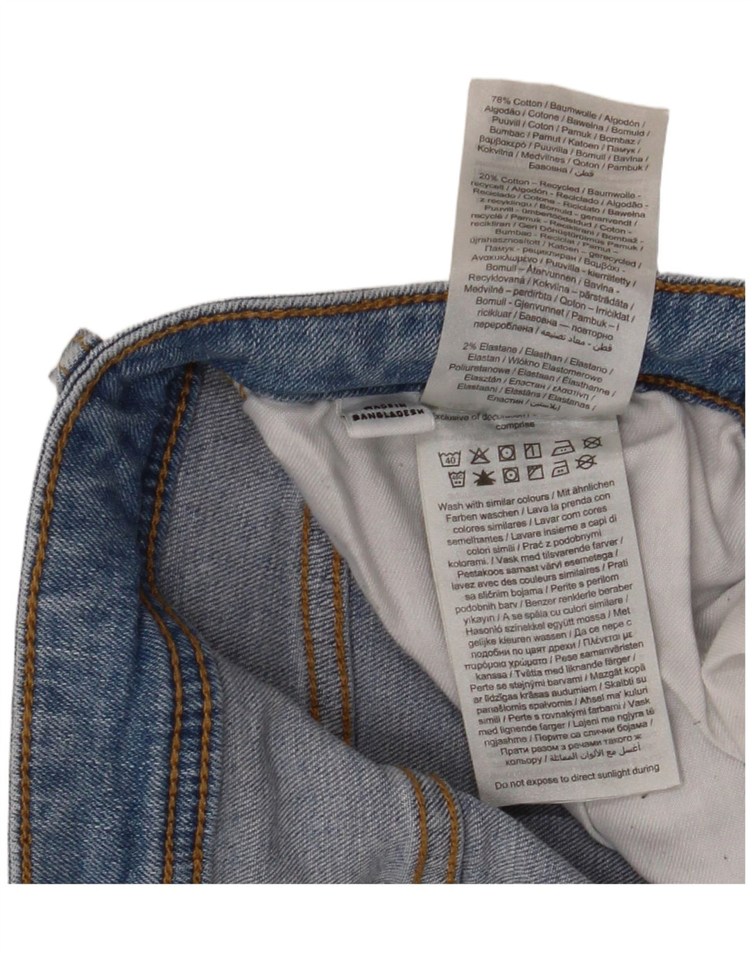 Jack & Jones Dame Slim Jeans W32 L32 Blå Bomuld