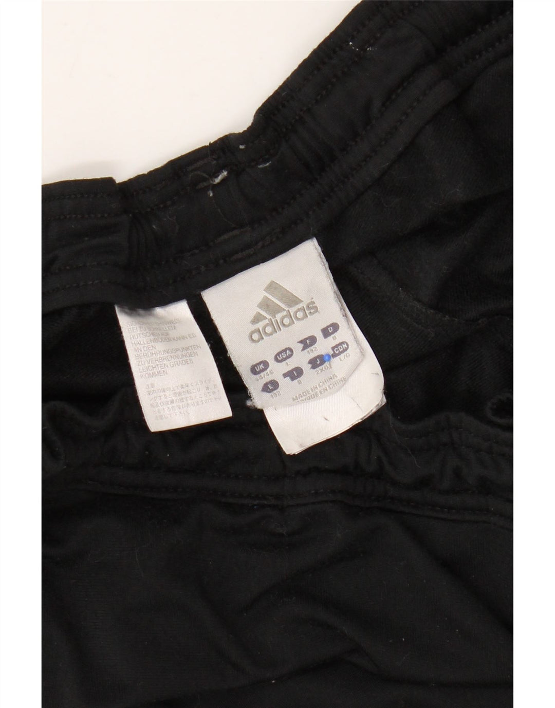 ADIDAS Træningsdragt til mænd Joggers UK 44/46 Large Black Polyester