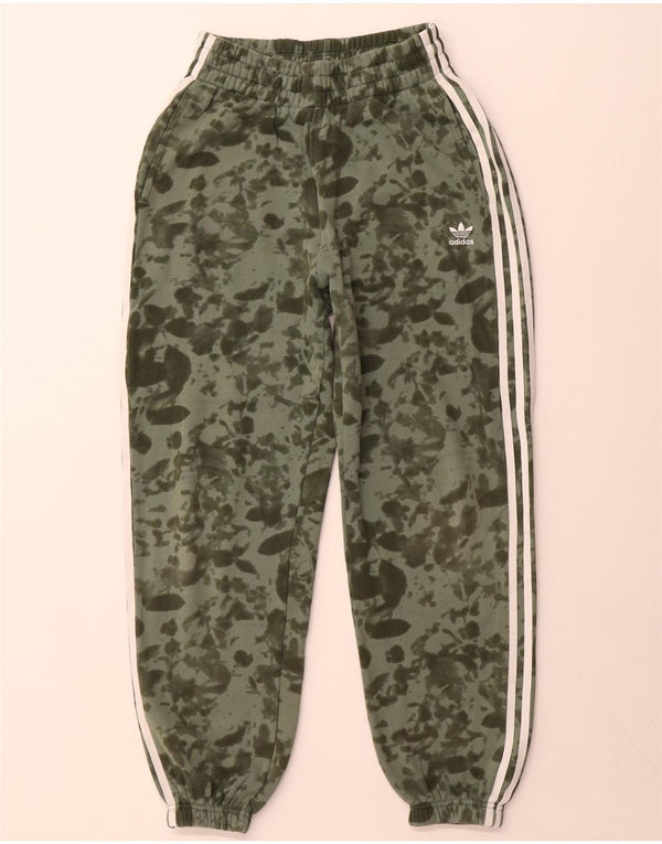 Adidas træningsdragt til kvinder Joggers UK 8/10 Small Green Cotton