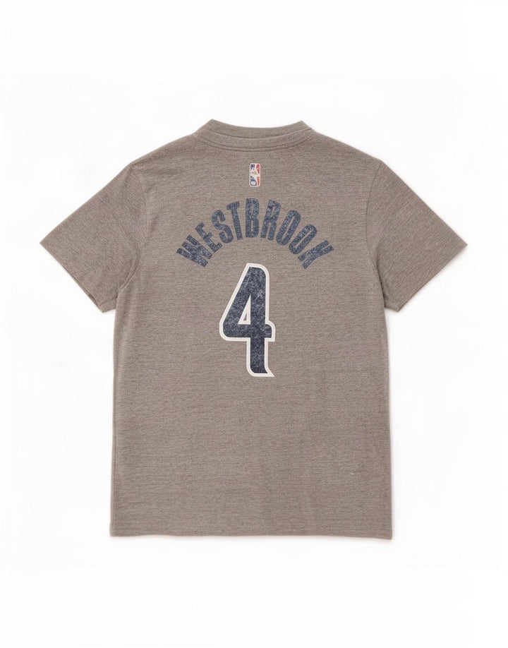 Nike Herre Washington Wizards grafisk T-shirt top mellemgrå