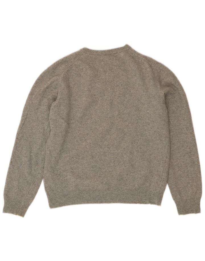 Gant Dame V-hals sweater UK 18 XL Grå Uld