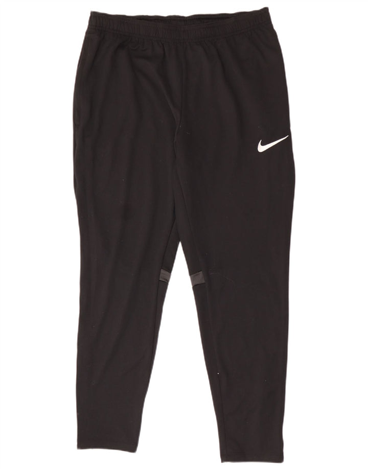 Nike Herre Dri Fit træningsdragt Bukser Large Black Colourblock Polyester