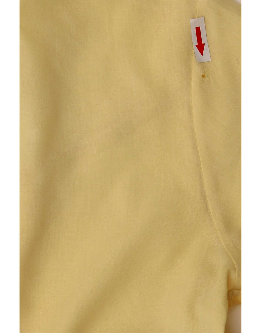 Ambra Kortærmet skjortebluse til kvinder UK 14 Medium Gul Polyester
