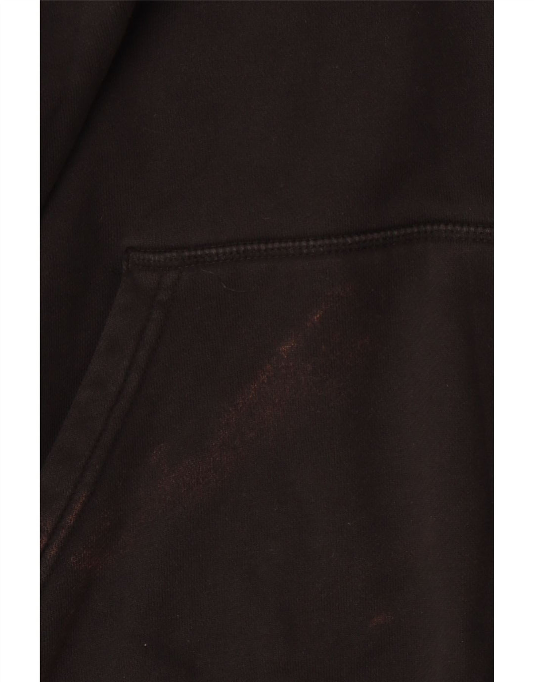 ADIDAS Dame Loose Fit Grafisk Hoodie Jumper UK 14 Stor sort bomuld