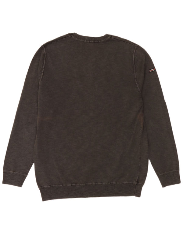 Superdry Sweatshirt Jumper til mænd 2XL Grå Bomuld