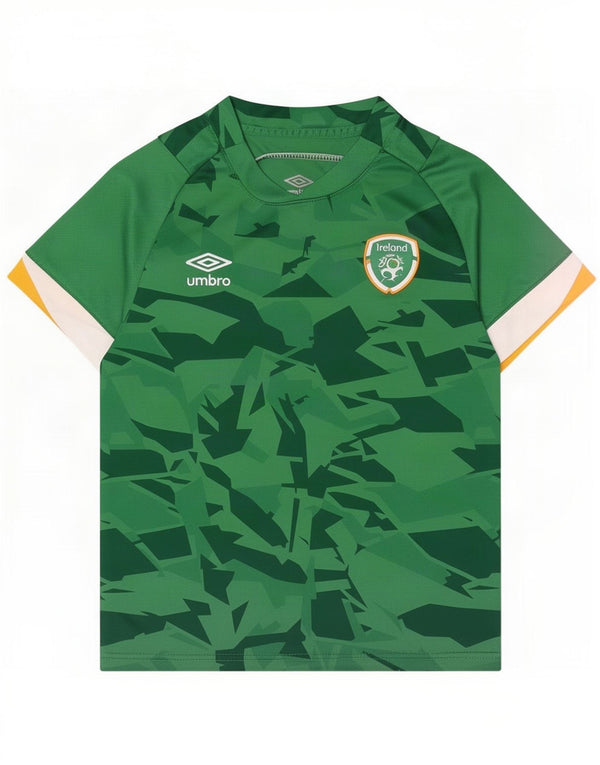 Umbro Boys Grafisk T-Shirt Top 9-10 år Grøn Camouflage Polyester