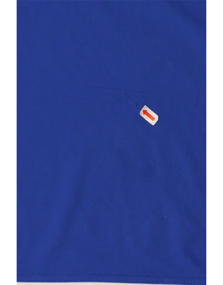 Adidas Herre Climalite T-Shirt Top XL Blå Colourblock Polyester