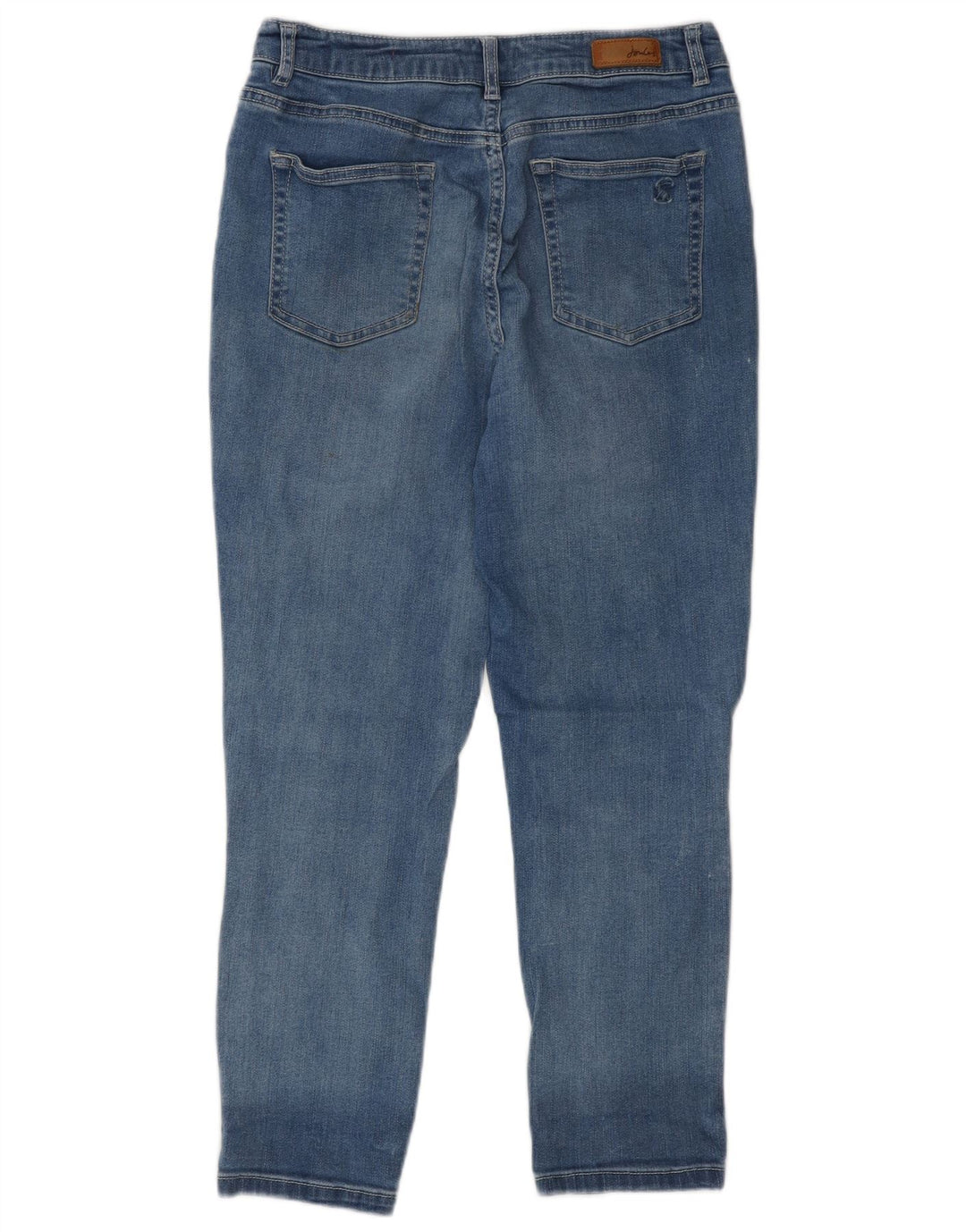 Joules Womens Cropped Jeans UK 12 Medium W30 L25 Blue Cotton