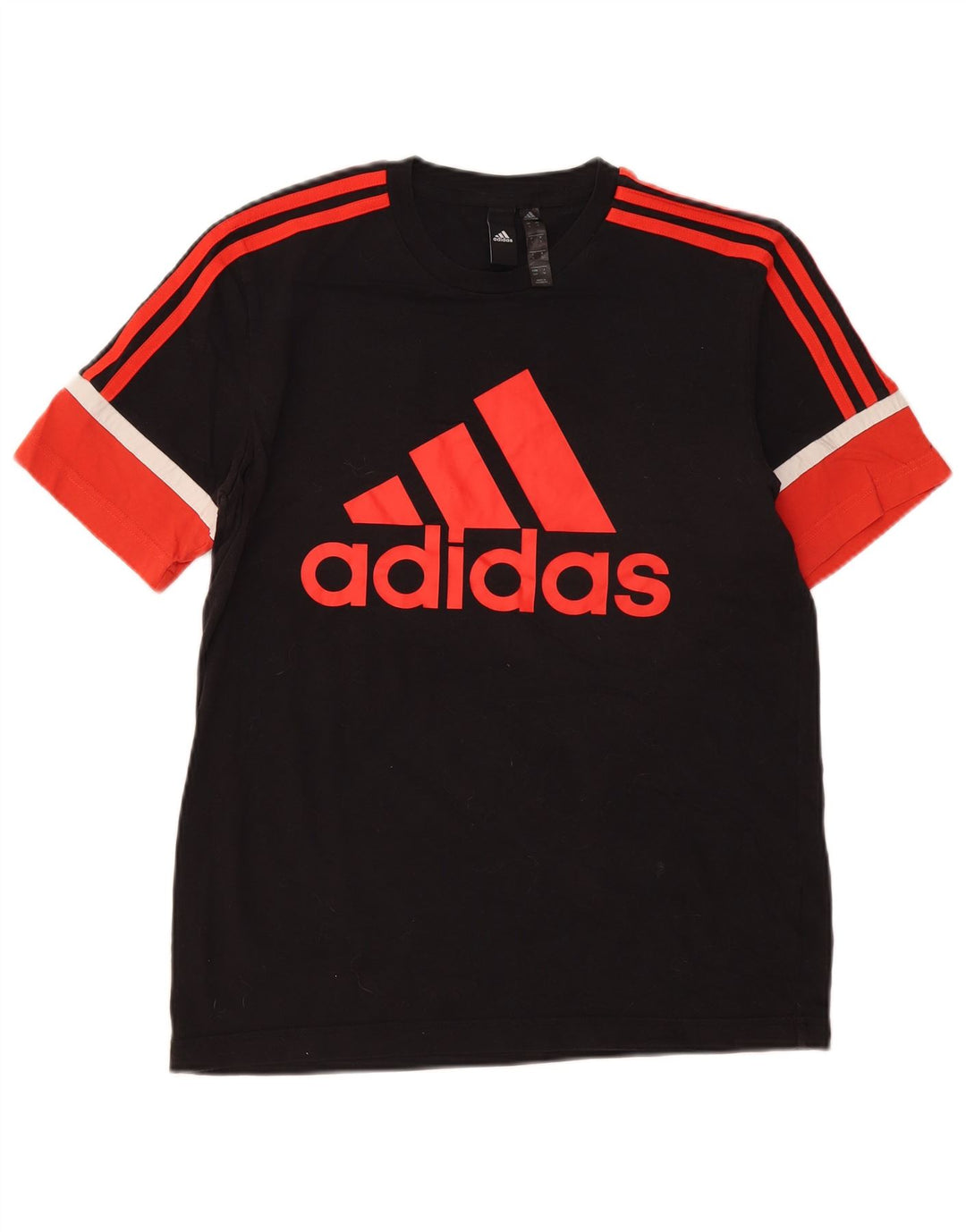 Adidas Grafisk T-shirt top til mænd, lille sort farveblok