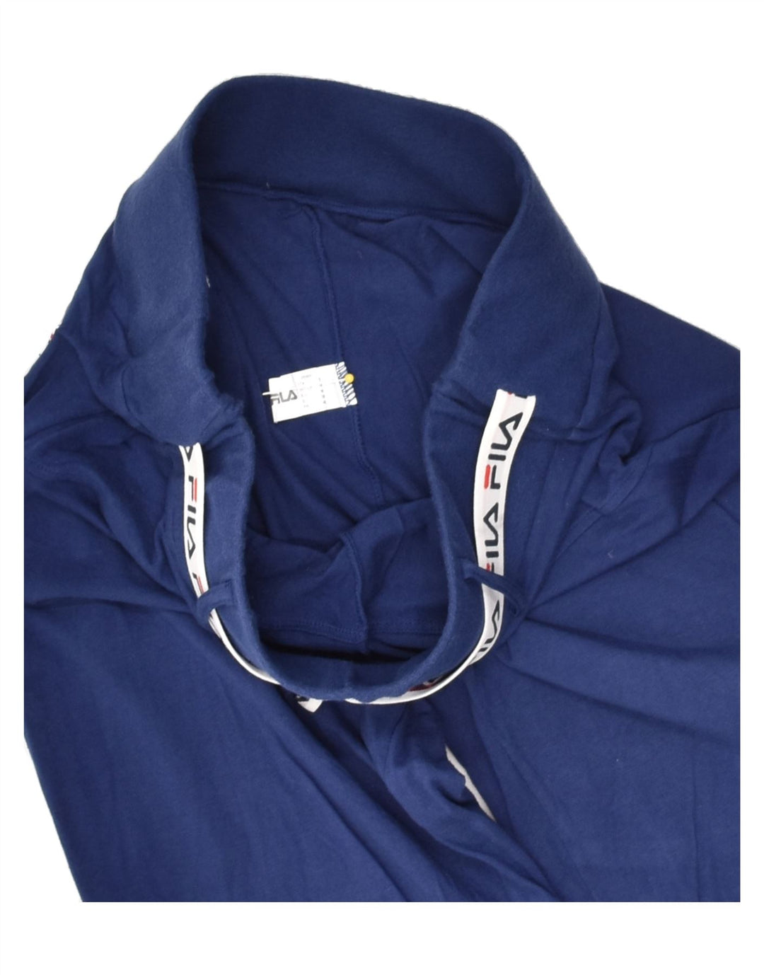 FILA Womens Capri Tracksuit Trousers UK 12 Medium Blue Cotton | Vintage Fila | Thrift | Second-Hand Fila | Used Clothing | Messina Hembry 