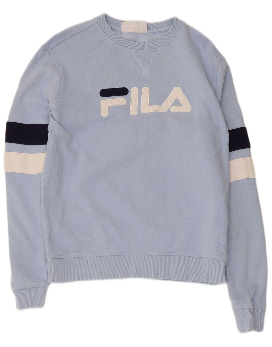 Fila Herre grafisk sweatshirt jumper lille blå farveblok bomuld