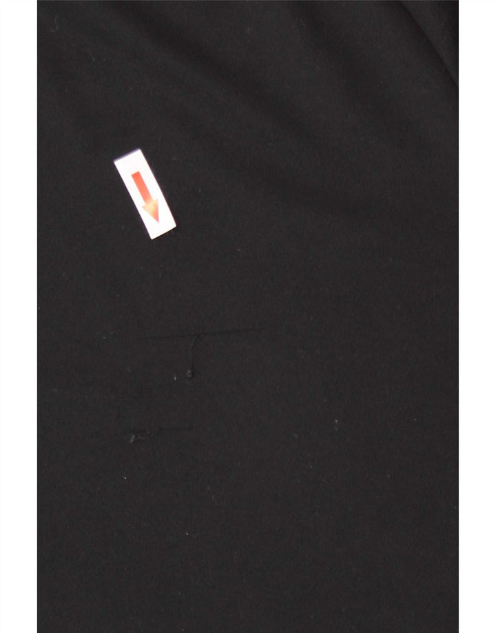 Adidas Herre Climalite T-Shirt Top Stor Sort Colourblock Polyester