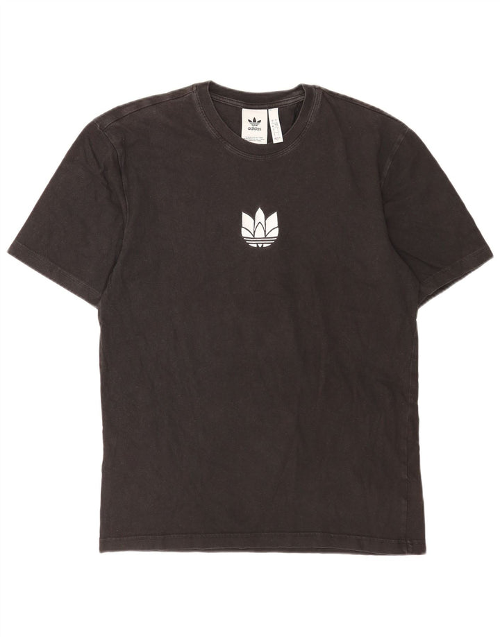 Adidas herre T-shirt top lille sort bomuld