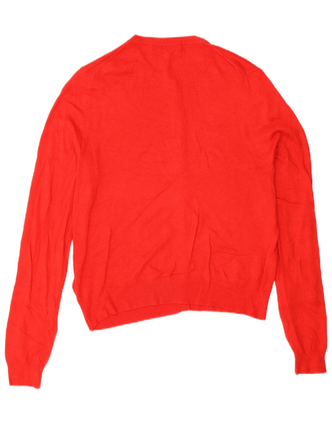 Marks & Spencer Dame Cardigan Sweater UK 14 Large Red Viscose