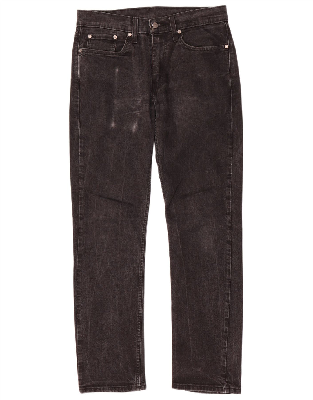 Levi's Herre 514 lige jeans W31 L32 sort bomuld