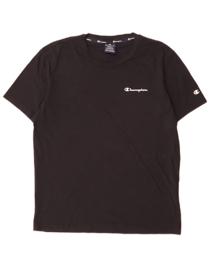Champion herre T-shirt top lille sort bomuld