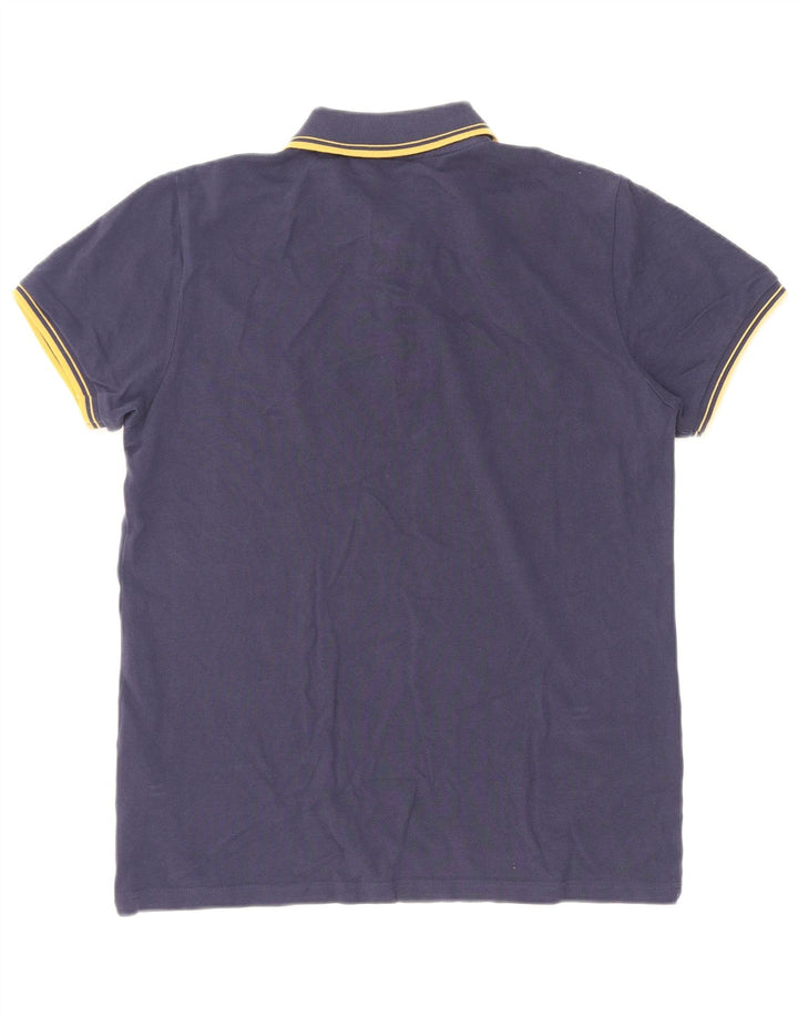 Kappa herre poloshirt Medium marineblå stribet bomuld