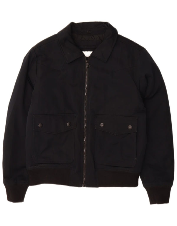 Calvin Klein Jeans Bomberjakke til mænd UK 36 Small Black Polyester