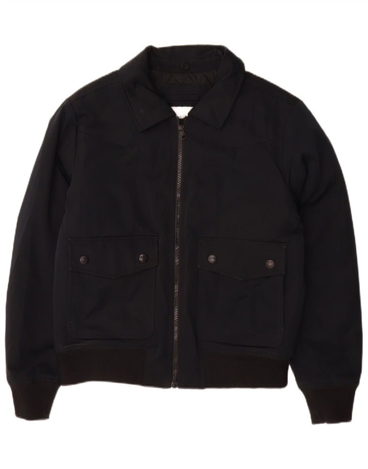 Calvin Klein Jeans Bomberjakke til mænd UK 36 Small Black Polyester