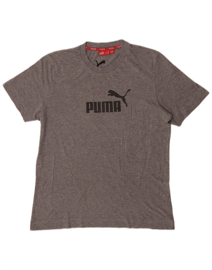 Puma Herre grafisk T-shirt Top mellemgrå