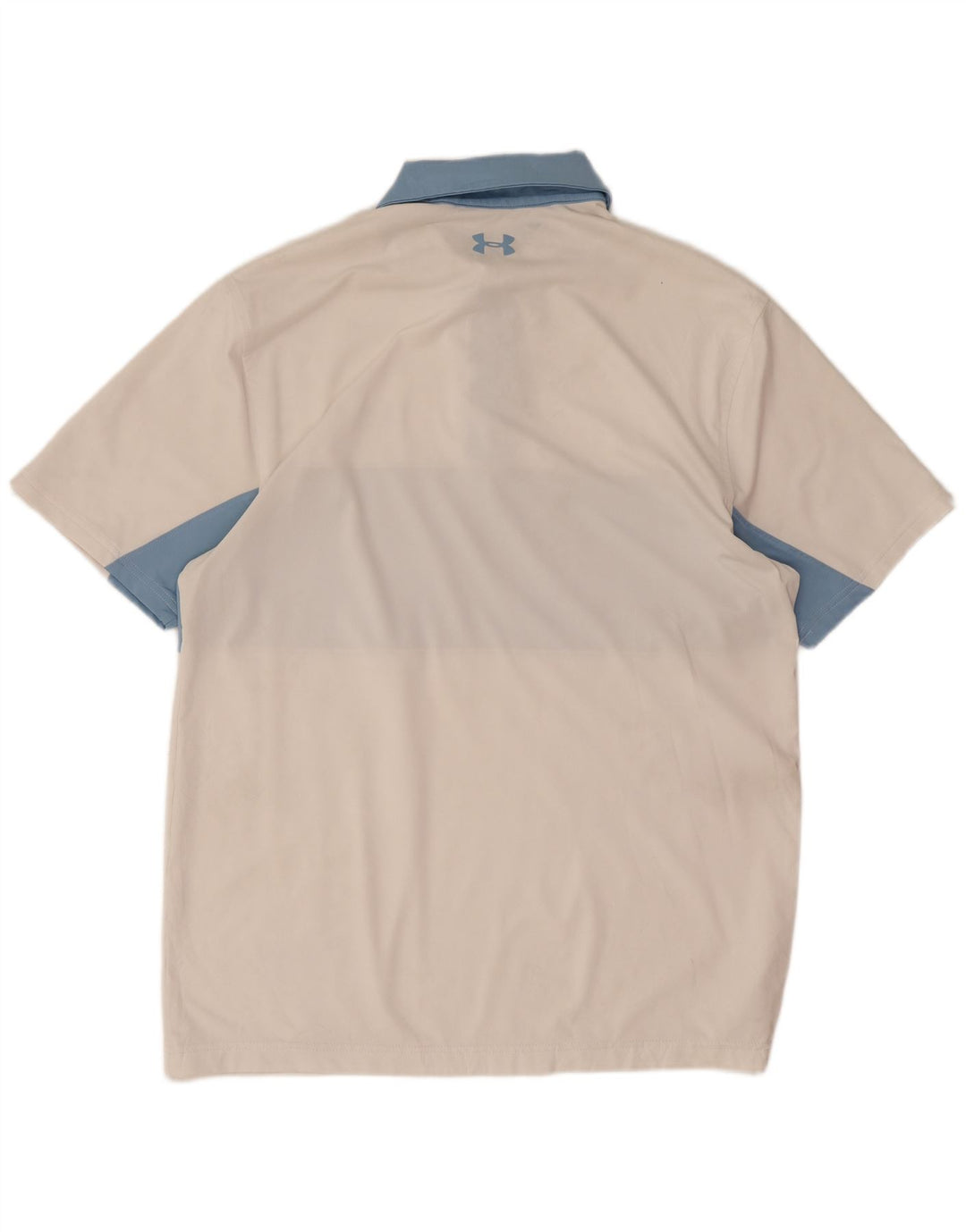 Under Armour Herre Polo Shirt Medium White Colourblock