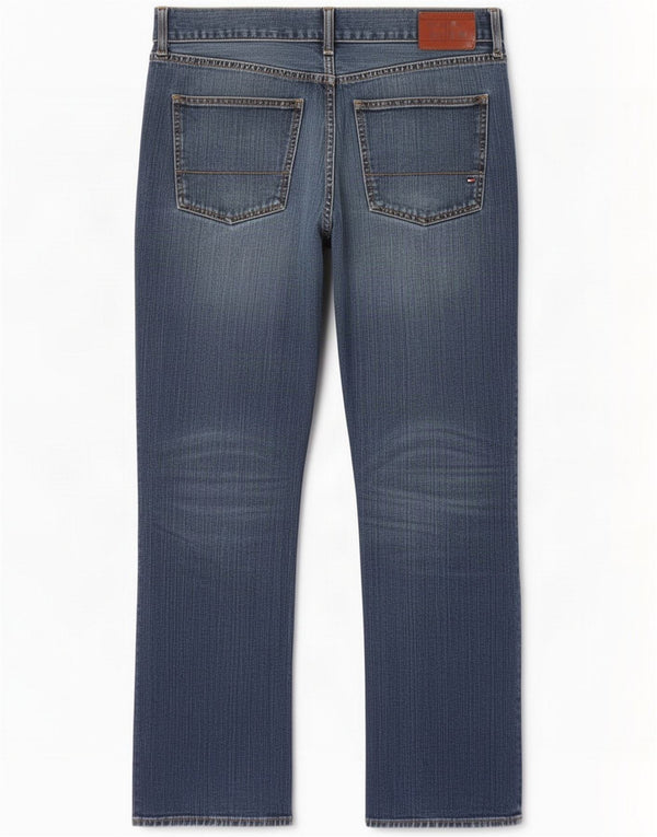 Tommy Hilfiger Lige jeans til mænd W34 L30 Blå Bomuld