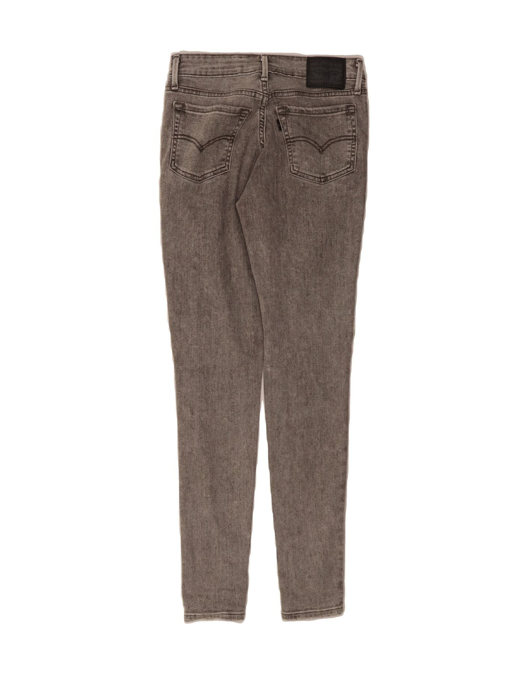 LEVI'S Womens 711 Skinny Jeans W25 L30 Grey Cotton Vintage Levi's and Second-Hand Levi's from Messina Hembry 